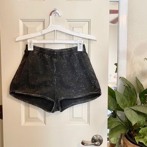 American Apparel Acid Wash Bootie Shorts